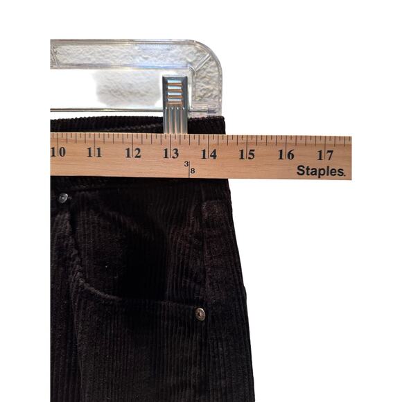 Empyre Pants Womens 29x29 Black Tori Corduroy Baggy Skater Grunge Loose Casual - Picture 3 of 13